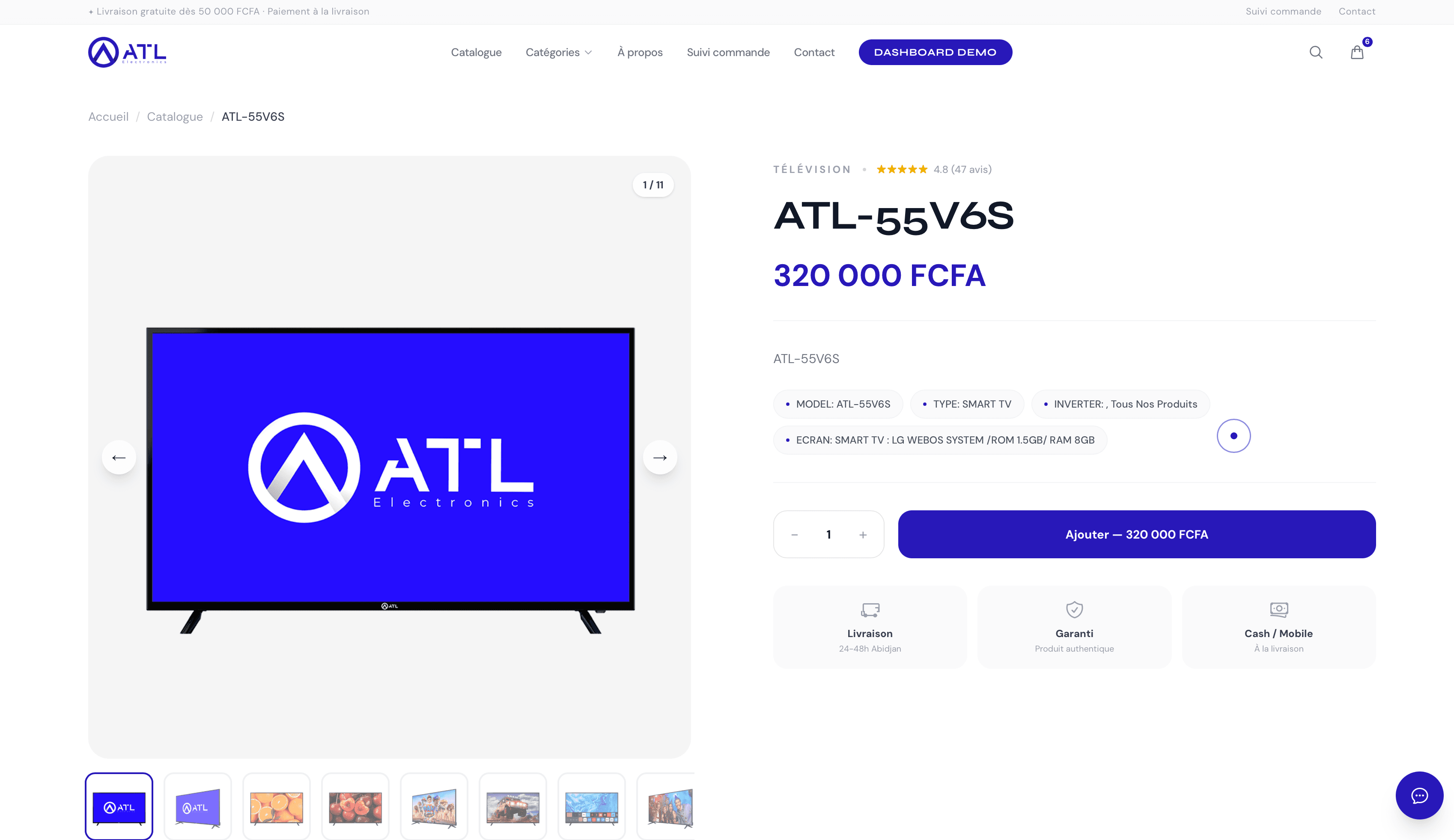 ATL Website screenshot 3