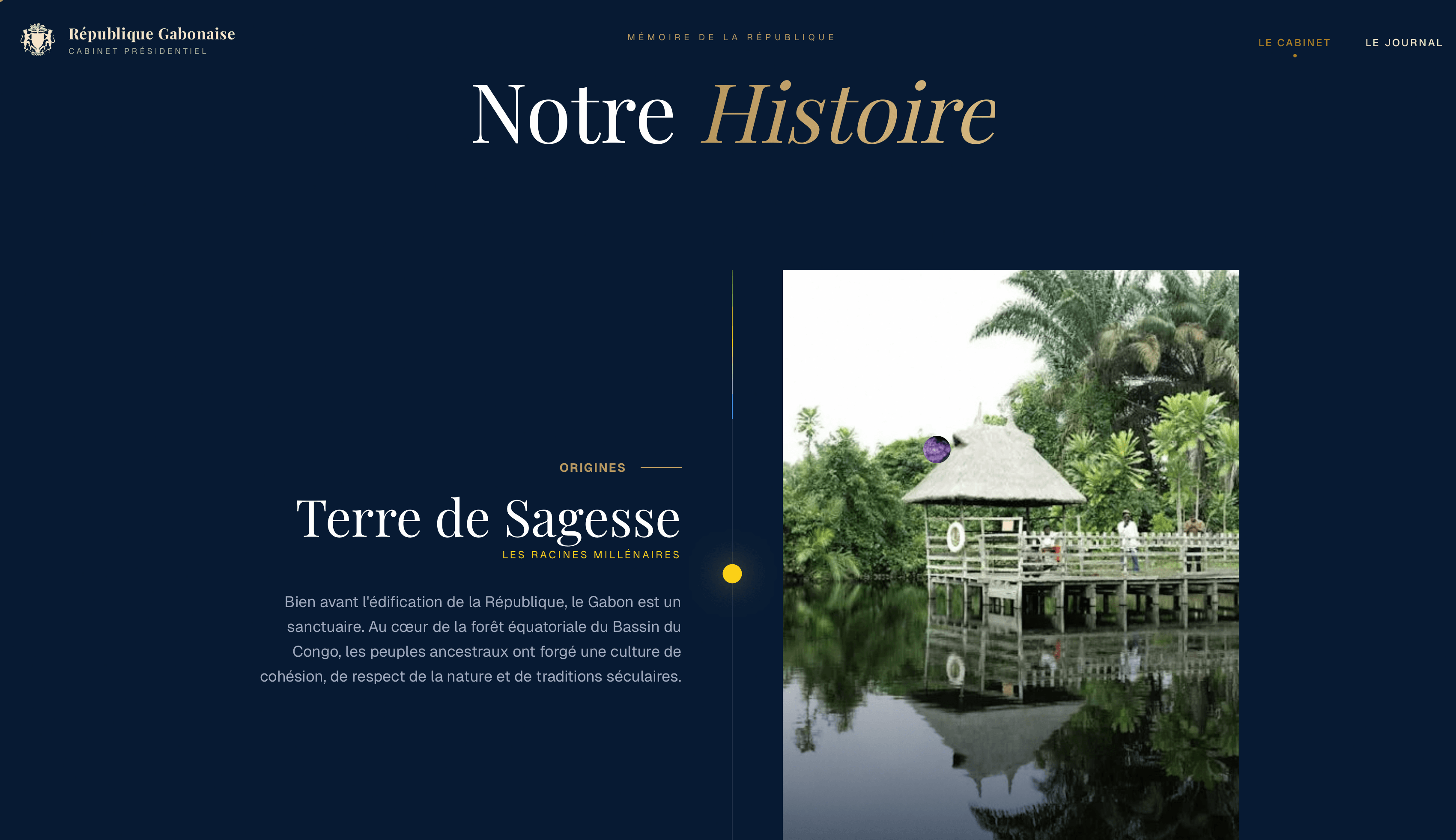 Cabinet Présidence Gabon screenshot 2