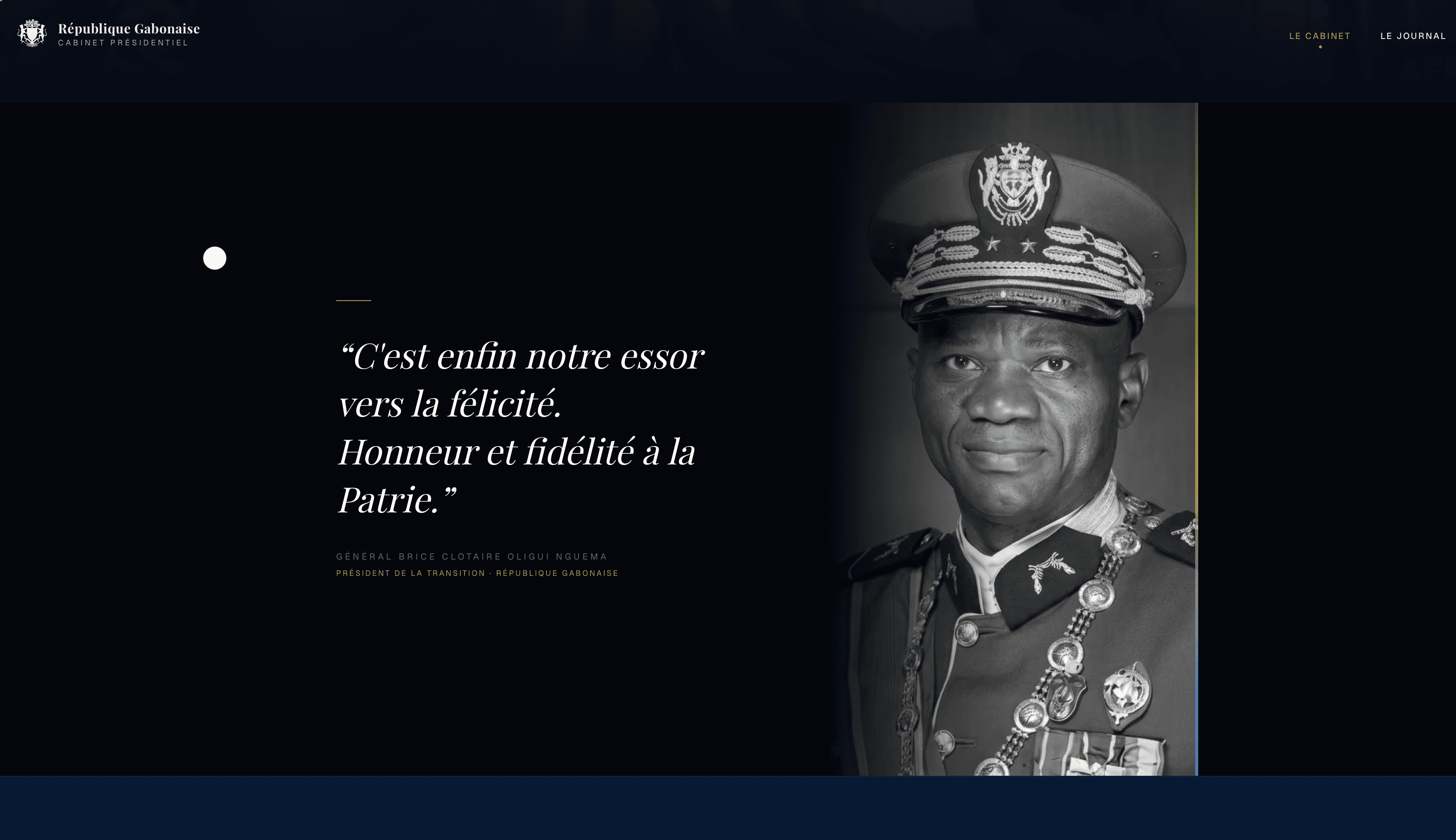Cabinet Présidence Gabon screenshot 8